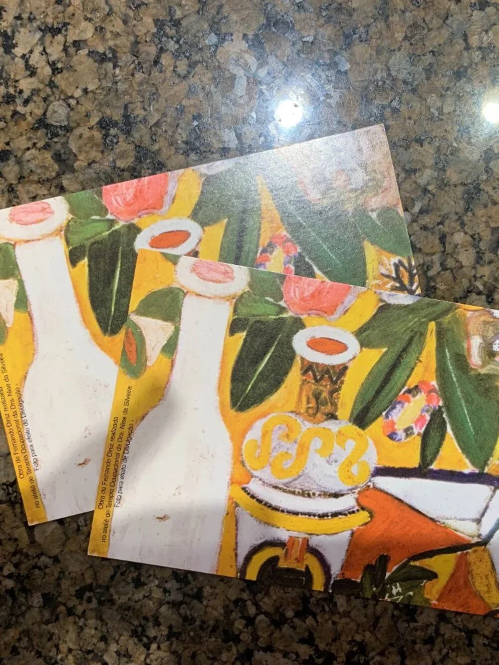 Vintage CCBB Brazil Postcards Lot 2 Nise da Silveira Fernando Diniz Art 2003.